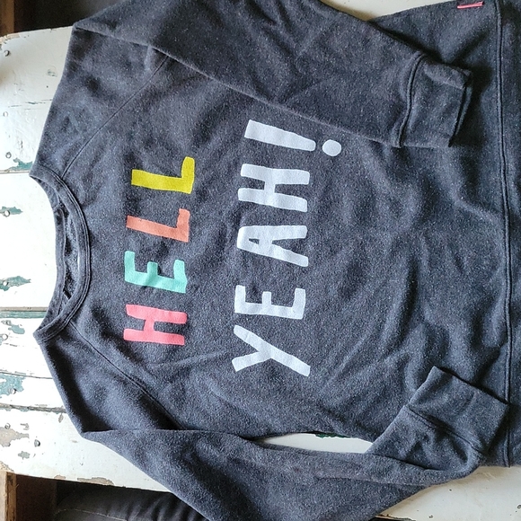 GLMR KLLS Tops - GLMR KLLS Hell Yeah ! Graphic Sweatshirt XL